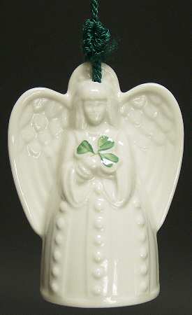 Belleek Christmas Bell Angel Bell - Boxed