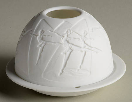 Bernardaud Lithophane Candle Votive Dance - Boxed