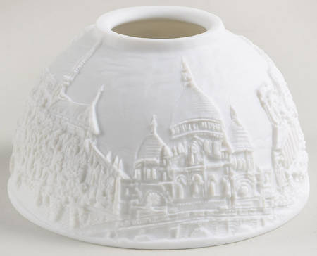 Bernardaud Lithophane Candle Votive Churches Of Paris - Boxed