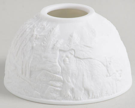 Bernardaud Lithophane Candle Votive The Forest - Boxed