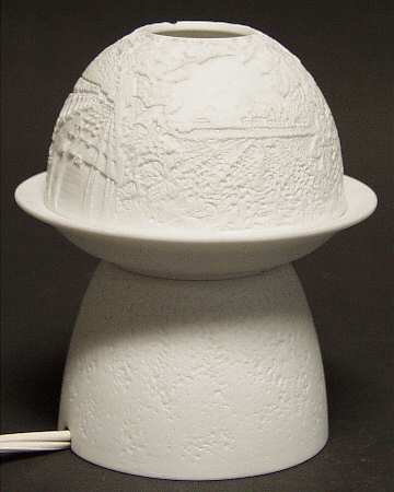 Bernardaud Lithophane Candle Votive Grape Harvest - Boxed