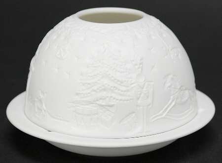 Bernardaud Lithophane Candle Votive Grenadiers - Boxed
