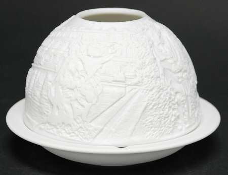 Bernardaud Lithophane Candle Votive Versailles - With Box