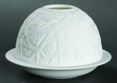 Bernardaud Lithophane Candle Votive Claustra - With Box