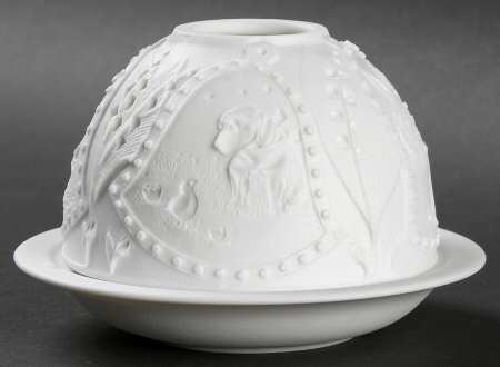 Bernardaud Lithophane Candle Votive Easter - Boxed