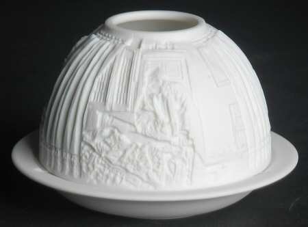 Bernardaud Lithophane Candle Votive The Flemish Paintings - Boxed