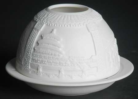 Bernardaud Lithophane Candle Votive Beijing - Boxed