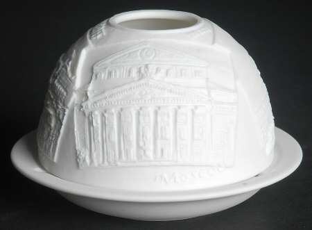 Bernardaud Lithophane Candle Votive Moscow - Boxed