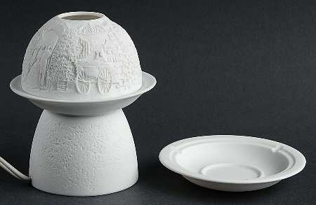 Bernardaud Lithophane Candle Votive The Wedding - Boxed