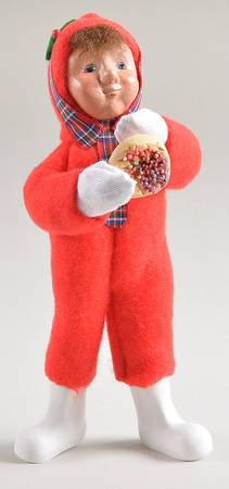 Kindles Kindle In Red Snow Suit With Cookie - No Box