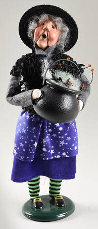 Halloween Witches Witch With Cauldron - No Box