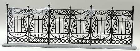 Halloween Carolers & Accessories Haunted Wrought Iron Fence - No Box