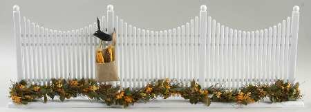 Thanksgiving & Harvest Carolers Harvest Fence - No Box