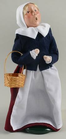 Thanksgiving & Harvest Carolers Plimoth Plantation Girl - No Box