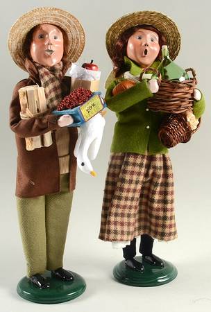 Thanksgiving & Harvest Carolers Harvest Couple-Open House - No Box