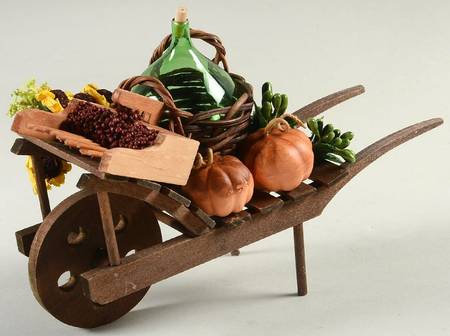 Thanksgiving & Harvest Carolers Harvest Cart - No Box
