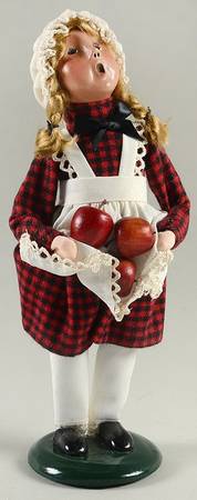 Thanksgiving & Harvest Carolers Apple Harvest Girl - No Box