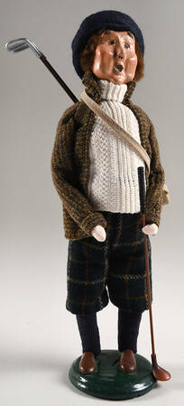 Spring & Summer Carolers Man With Golf Clubs - No Box