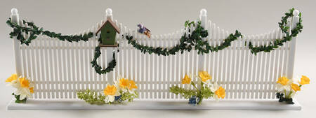 Spring & Summer Carolers Spring Flower Fence - No Box