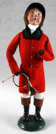 Spring & Summer Carolers Fox Hunt Man With Horn - No Box