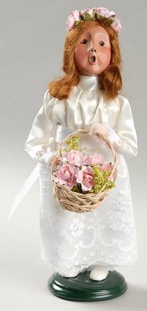 Wedding Carolers Flower Girl - Red Hair - No Box