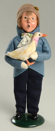Spring & Summer Carolers Boy With Goose - No Box