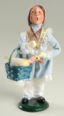 Spring & Summer Carolers Girl With Goose - No Box