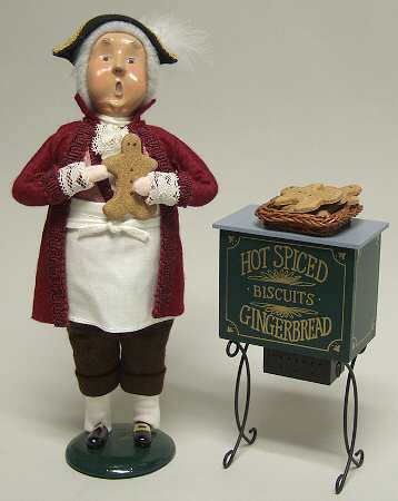Cries of London Gingerbread Vendor-Man-Set Of 2 - No Box