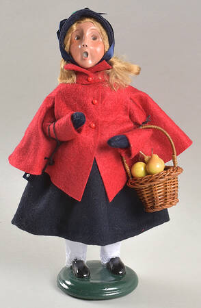 Salvation Army Girl With Basket Of Pears - No Box