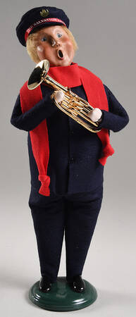 Salvation Army Man With Baritone Horn - No Box