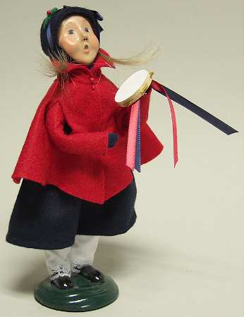Salvation Army Girl With Tambourine - No Box