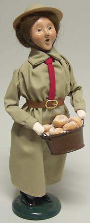 Salvation Army Doughnut Girl-Brown Dress - No Box