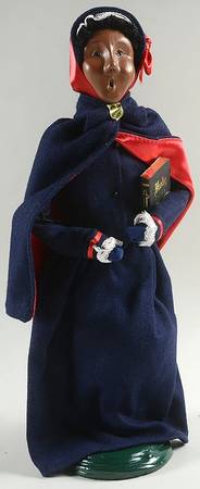 Salvation Army Woman With Bible-African American - No Box by Byers' Choice Ltd