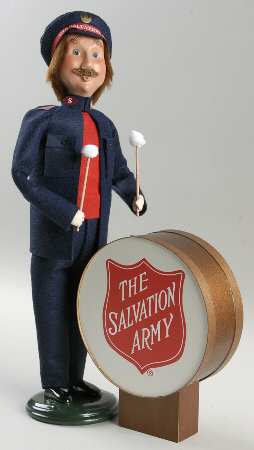Salvation Army Mustache Man With Drum - No Box