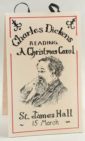 A Christmas Carol Sandwich Board - No Box Nb58a