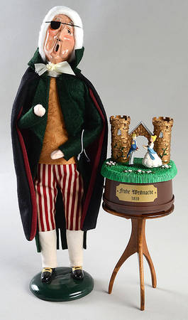 Nutcracker Suite Drosselmeyer W/ Music Box & Table - No Box