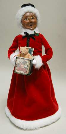 African American Carolers Mrs Claus - No Box