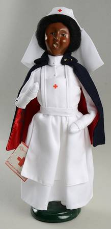 African American Carolers Red Cross Nurse - No Box