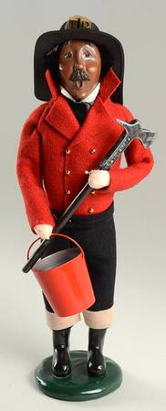 African American Carolers Fireman - No Box