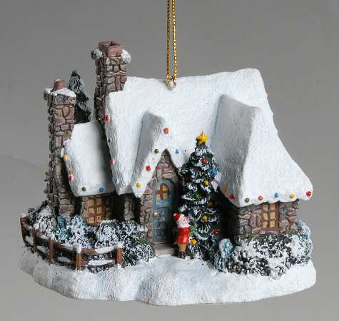 Thomas Kinkades Winter Memories Christmas Tree Cottage - No Box