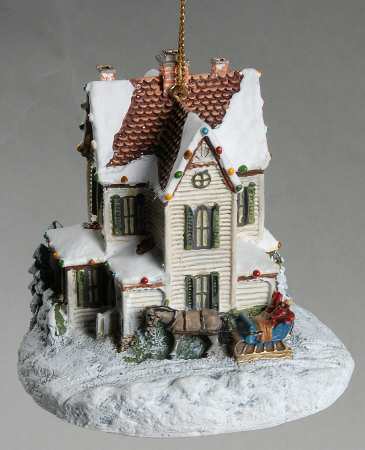 Thomas Kinkades Winter Memories Christmas Morning - No Box