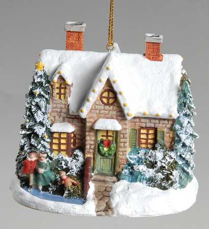 Thomas Kinkades Winter Memories Skater's Pond - No Box
