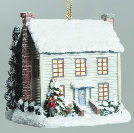 Thomas Kinkades Winter Memories Christmas Homestead - No Box