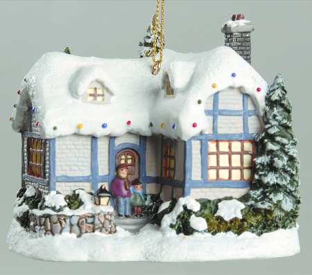 Thomas Kinkades Winter Memories Christmas Cottage - No Box