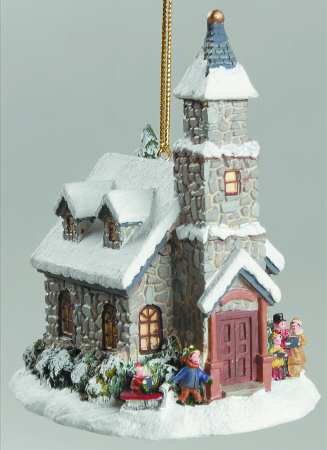 Thomas Kinkades Winter Memories Sunday Evening Sleight Ride - No Box