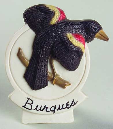 Advertising Signs Burgues - Round With Bird - Advertising Signs