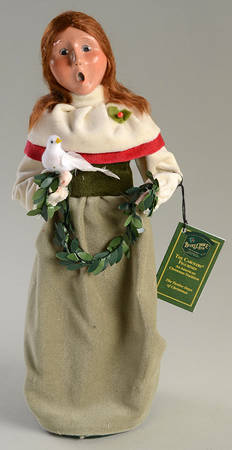 Twelve Days of Christmas Carolers Two Turtle Doves Woman - No Box