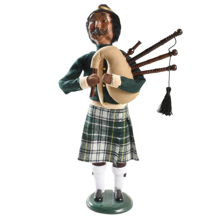 Twelve Days of Christmas Carolers Eleven Pipers Piping African American - No Box