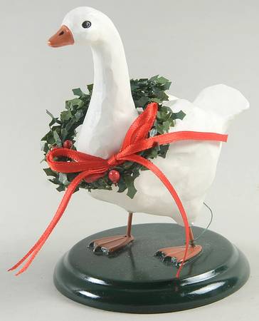 Twelve Days of Christmas Carolers Christmas Goose - No Box