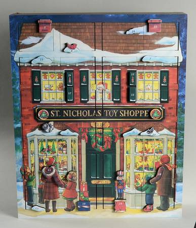 Traditions Advent Calendars St. Nick's Toy Shoppe-Musical - Boxed